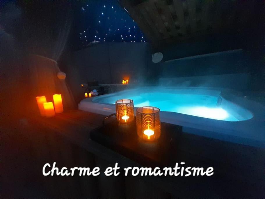 L'Antre Deux Pierres, Romantisme, Jacuzzi Exterieur, Plateau Dinatoire Bouyon エクステリア 写真